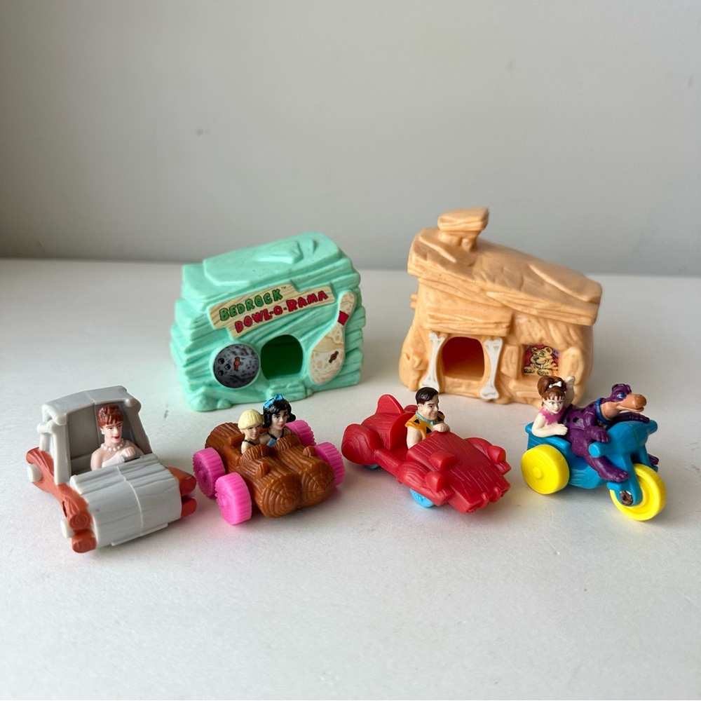 Vintage Flintstones Happy Meal Toys